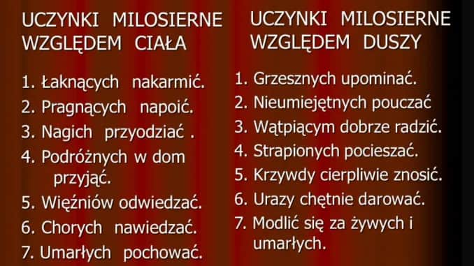 Poznaj uczynki miłosierdzia i modlitwę co do duszy: najważniejsze zasady