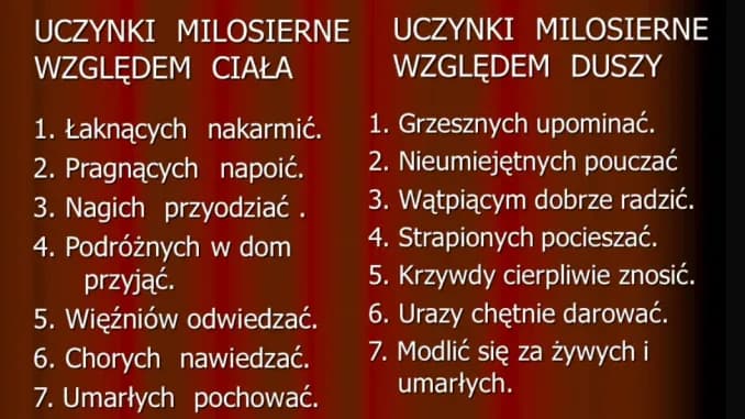Poznaj uczynki miłosierdzia i modlitwę co do duszy: najważniejsze zasady