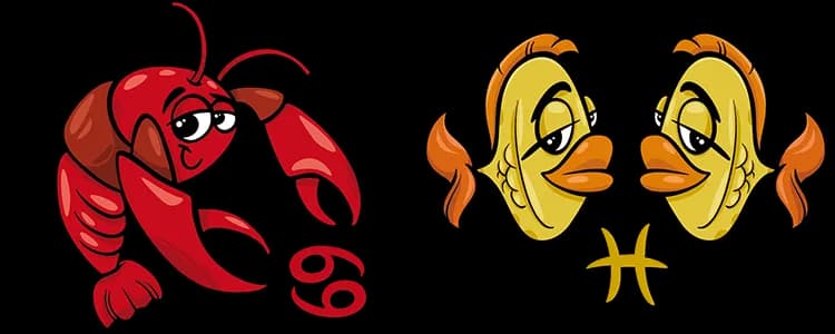 Zgodność znaków zodiaku Ryby i Rak - miłość i przyjaźń