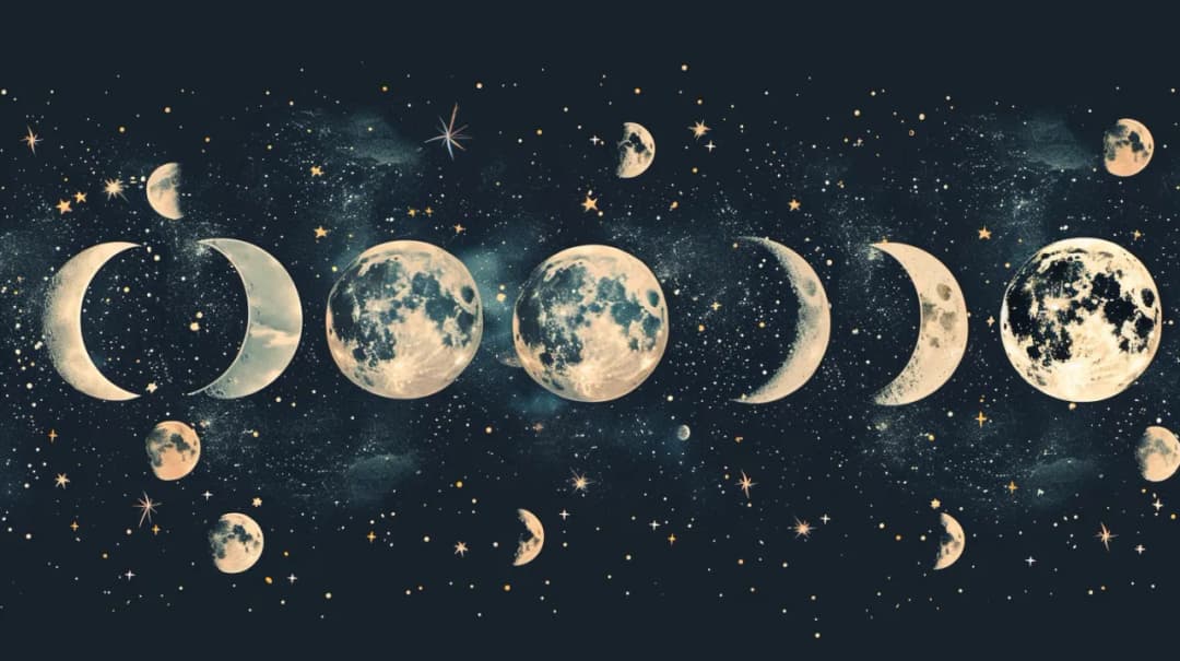 Fazy Księżyca w 2025 roku: kalendarz na każdy miesiąc