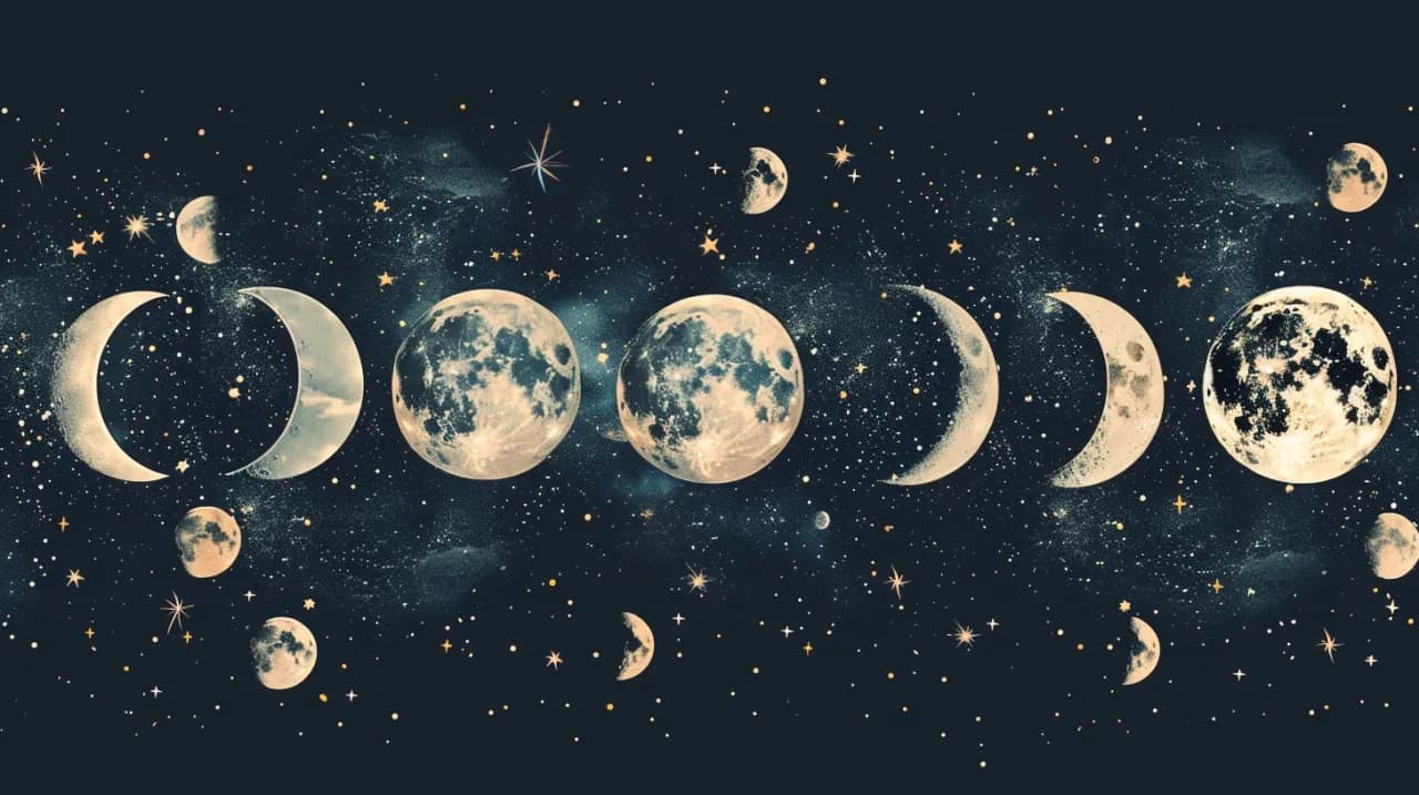 Fazy Księżyca w 2025 roku: kalendarz na każdy miesiąc
