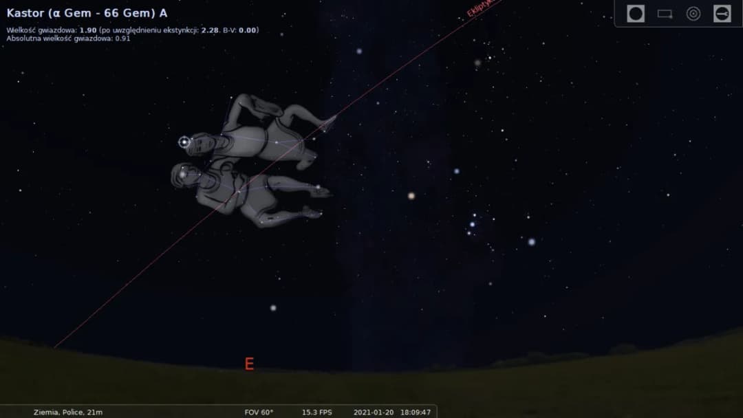 Bliźnięta: charakterystyka i opis tego gwiazdozbioru