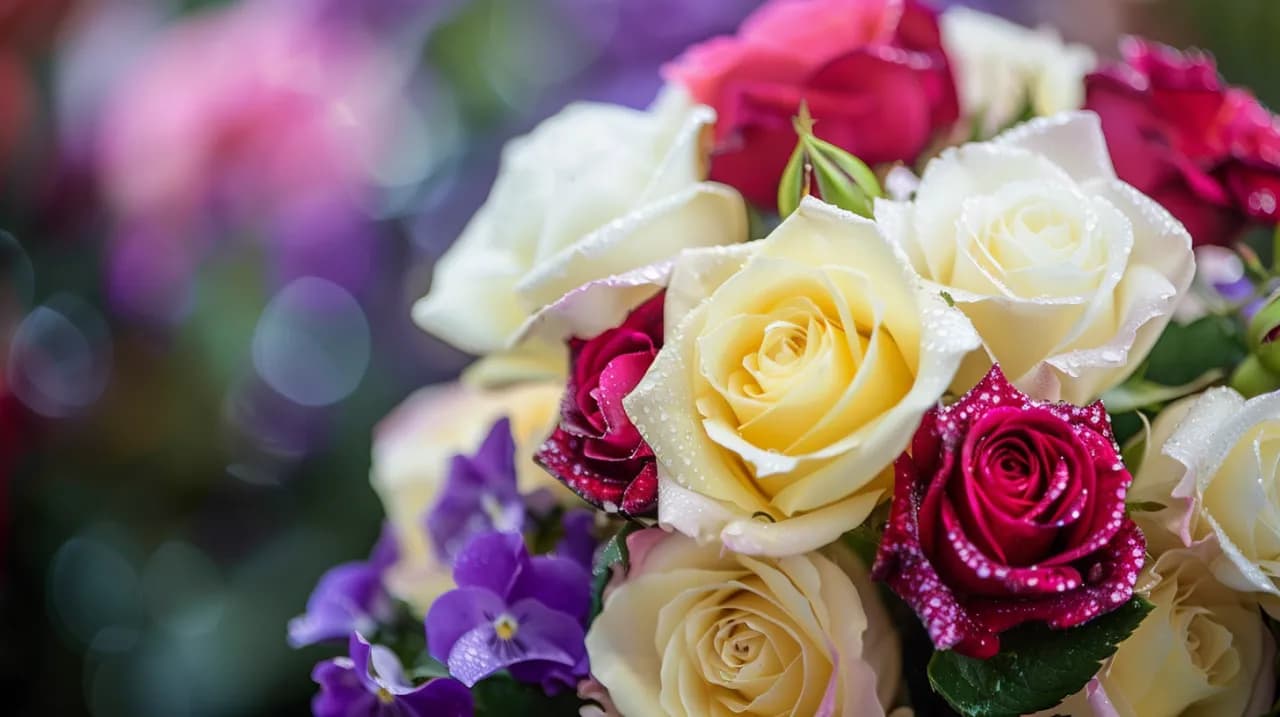 Znaczenie róż, fiołków i ich kolorów - symbolika kwiatów