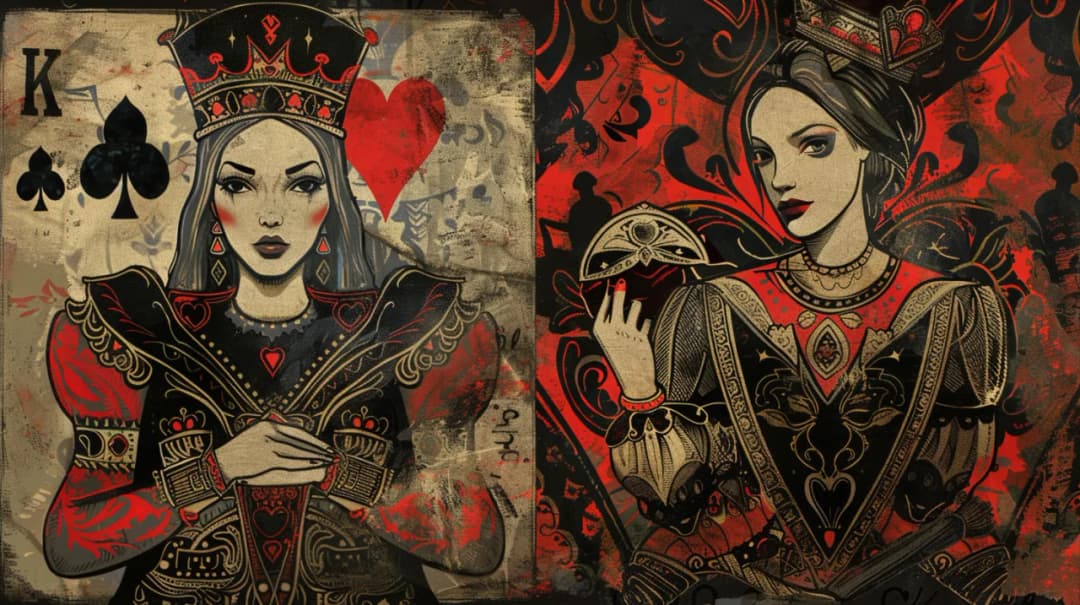 Dama pik i kier: jakie jest znaczenie tych kart?