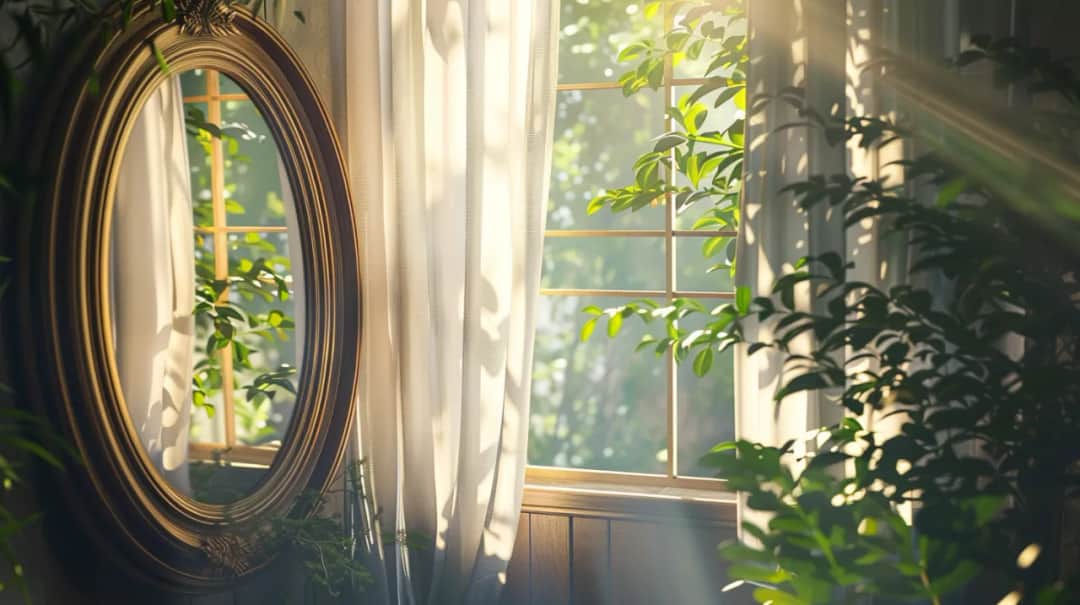 Feng shui - lustro naprzeciw okna, znaczenie w domu