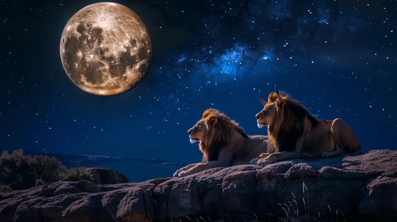 Zgodność znaków zodiaku Lew z Lwem i Bykiem - miłość